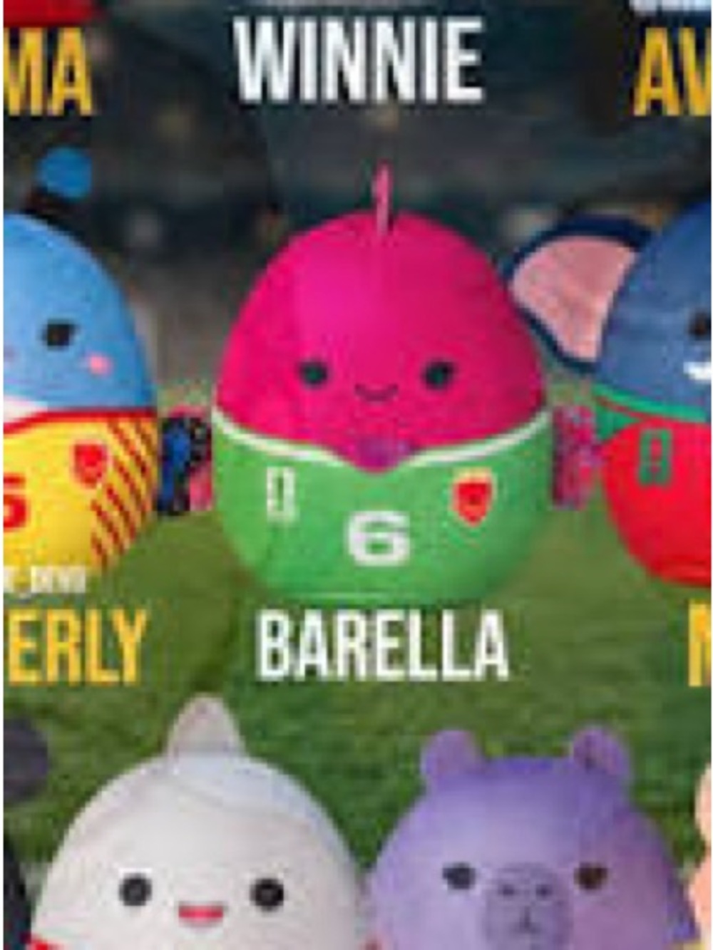 McDonald’s x FIFA World Cup “6” Barella Squishmallows Happy Meal 2026 Toy